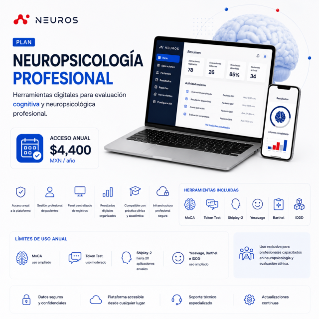 Plan Neuropsicología — Profesional
